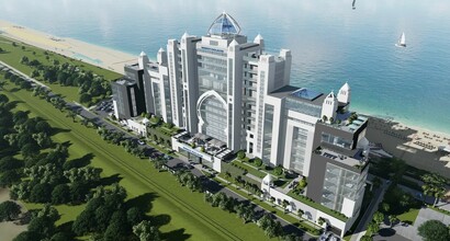 Продажа аппартаментов с 1 спальней в пятизвездочном апарт-отеле «Берий Палас» в Крыму